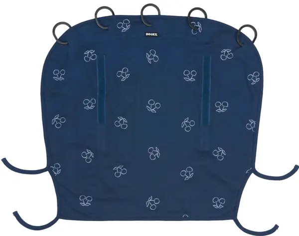 Copertină pentru cărucior cu UPF50 + protecţie Dooky - Blue Cherry