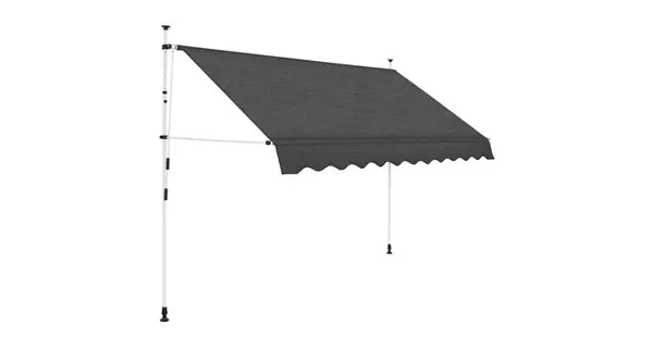 Copertina retractabila, actionare manuala, 250 cm, antracit