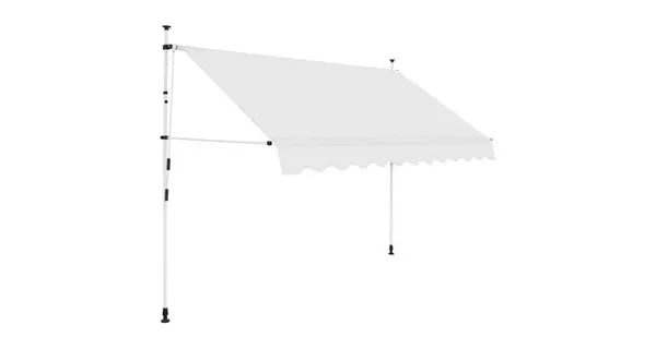 Copertina retractabila, actionare manuala, 300 cm, crem