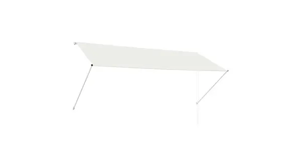 Copertina retractabila, crem, 300 x 150 cm
