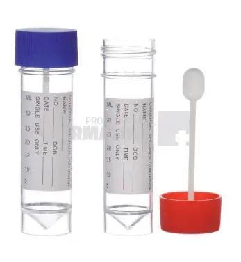Coprocultor steril cu eticheta 30 ml