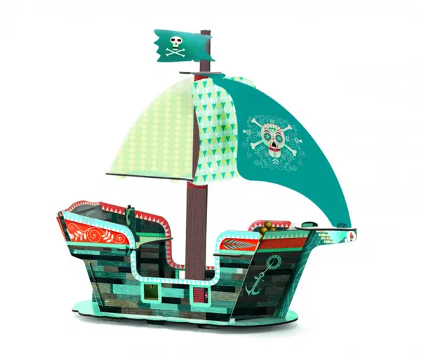 Corabia Piratilor Djeco Macheta 3D