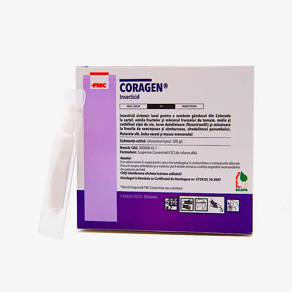 Coragen 1.5 ml, insecticid sistemic (cartof, tomate, mar, prun, vita de vie, porumb) - Default Title