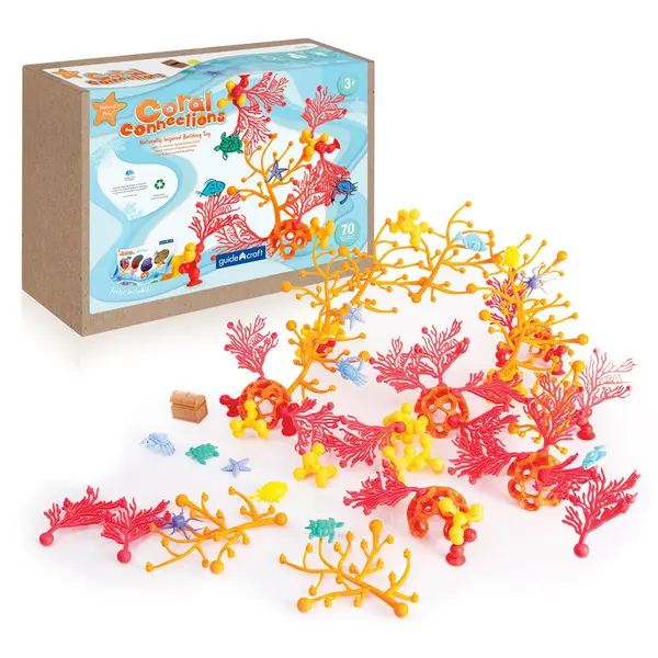 Coral Connections, set 40 piese, Guidecraft multicolor