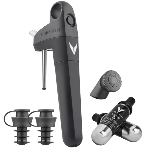 CORAVIN Set sistem conservare vin Coravin Pivot +, Negru