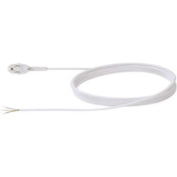 Cordon alimentare H05VV-F 3G1, 3m, Alb BACHMANN BM-304.275