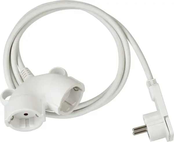 cordon prelungitor brennenstuhl cu cap plat cu 2 prize, 5 m