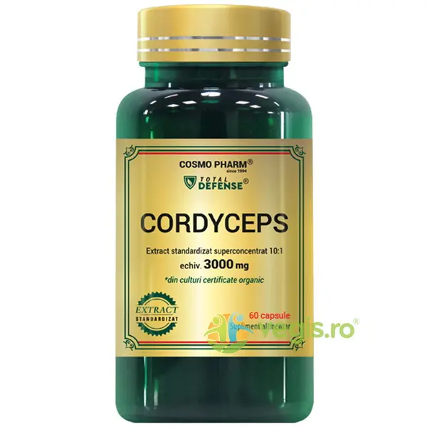 Cordyceps 3000mg Total Defense 60cps