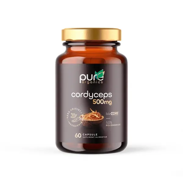 Cordyceps – Energie adaptogena - 60cps PureOrganics