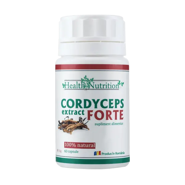 Cordyceps Extract Forte 100% natural, 60 capsule, Health Nutrition