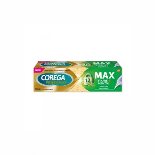 Corega Max Fixare + Mentol, 40g Zephyr Labs