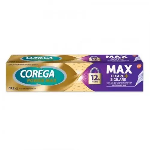Corega Max fixare+sigilare, 70g Zephyr Labs