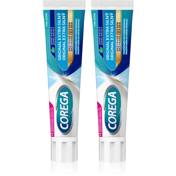Corega Original Extra Strong gel fixare 2x70 g