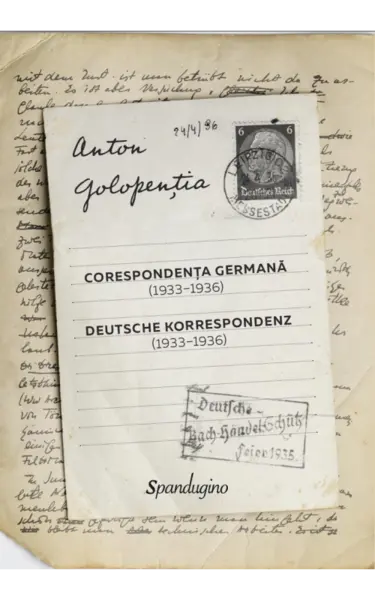 Corespondenta germana (1933-1936). Deutsche korrespondenz (1933-1936)