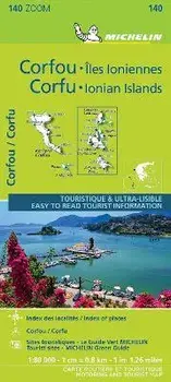 Corfu & the Ionian Islands - Michelin Zoom Map 140. Maps, Sheet Map/***