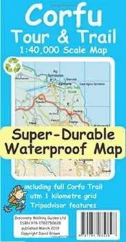 Corfu Tour & Trail Super-Durable Map, Sheet Map/David Brawn