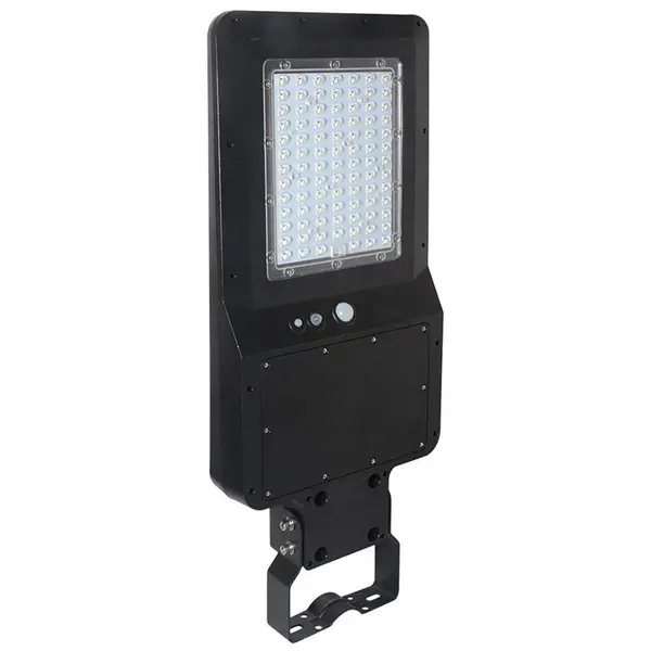 Corp iluminat stradal cu LED solar, 40W, 4000K, alb-neutru, senzor PIR, cu baterie 9.6V, 12000mAh, IP65, V-Tac SKU-5503