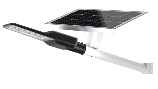 corp iluminat stradal led panou solar 500w 6000lm 6400k, novelite