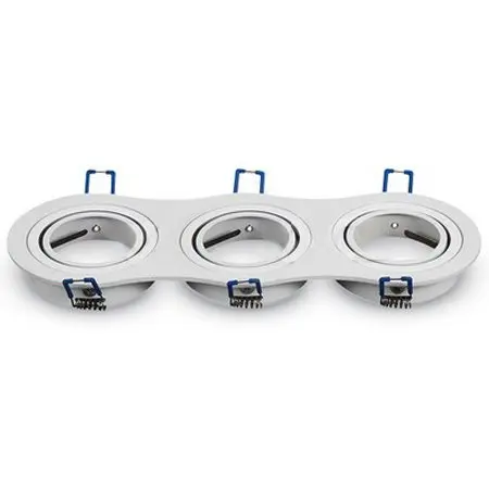 Corp spot 3XGU10 alb unghi reglabil V-TAC SKU-3603