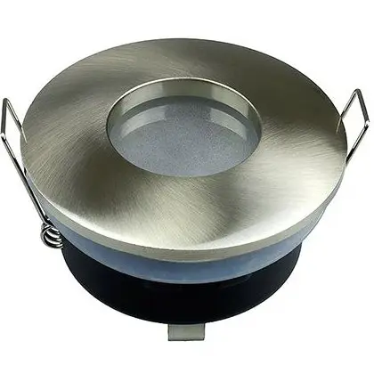 Corp spot GU10 IP54 crom mat rotund V-TAC SKU-3614