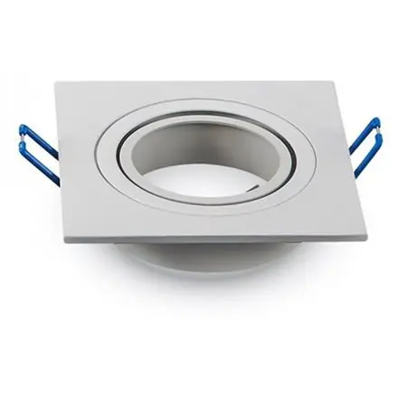 Corp spot GU10 patrat aluminiu V-TAC SKU-3606