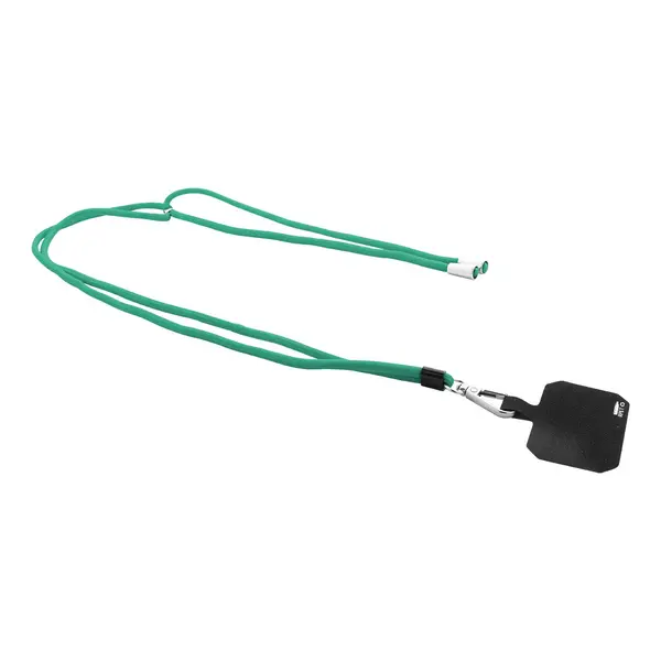 Corphon lanyard RPET pentru telefon mobil - verde