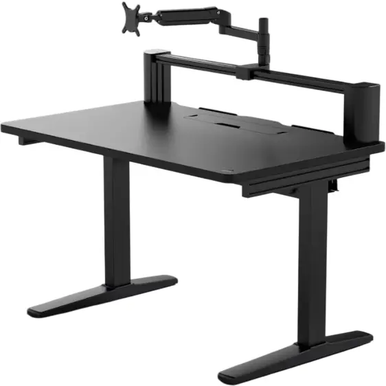 CORSAIR Birou Gaming Corsair Platform:4 Elevate Desk Black, Inaltime ajustabila: 74-122cm, Greutate suportata: 120kg, Suport VESA: 75x75mm, 100x100mm