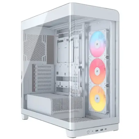 CORSAIR Carcasa Corsair FRAME 4500X RS-R ARGB Panoramic, Middle Tower, Tempered glass, Alb