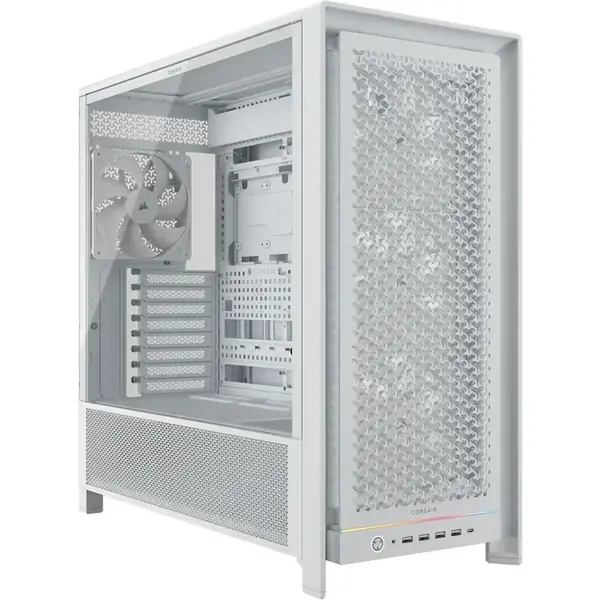CORSAIR Carcasa Corsair FRAME 5000D RS, High-Airflow, Mid-Tower, ATX, Alb