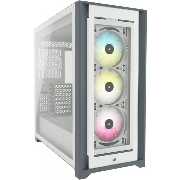CORSAIR Carcasa Corsair iCUE 5000X RGB White