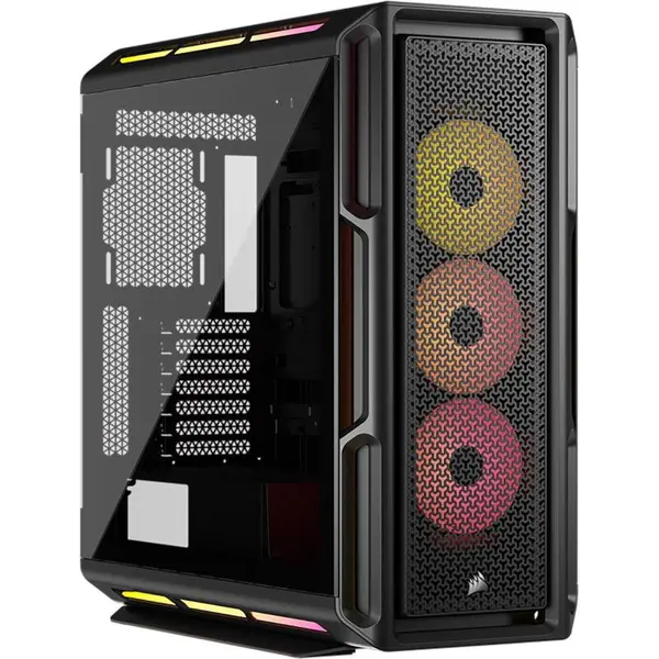 CORSAIR Carcasa Corsair iCUE Link 5000T LX RGB, Middle Tower, Tempered glass, Negru