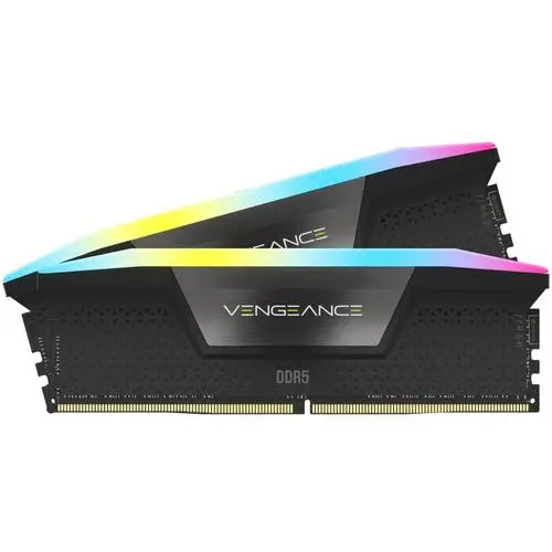 CORSAIR Memorie Corsair Vengeance XMP 3.0 Black Heatspreader 32GB (2x16GB), DDR5, 5600MT/s, CL 40, RGB