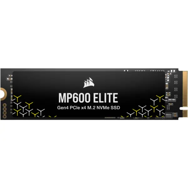 CORSAIR Solid-State Drive (SSD) Corsair MP600 ELITE 2TB, Gen4 PCIe x4 NVMe M.2 SSD (no heatsink), Negru