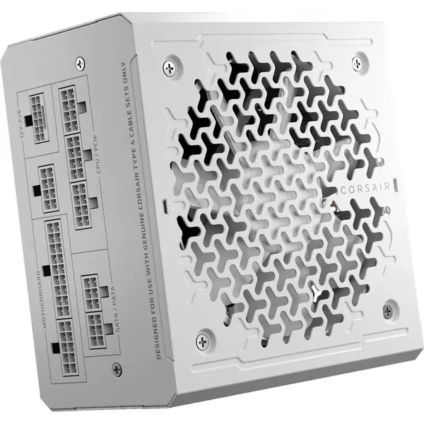 CORSAIR Sursa CORSAIR RM1000e, 1000W, ATX3.1, Alb, Full Modulara, eficienta cibernetica GOLD