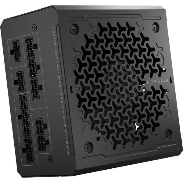 CORSAIR Sursa Corsair RMe Series RM1000e 2025, 1000W, ATX 3.1, PCIe 5.1, 80 PLUS GOLD, Full Modulara, Negru