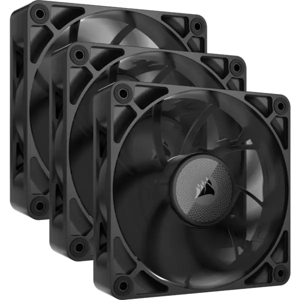 CORSAIR Ventilatoare CORSAIR iCUE LINK RX120 MAX BLACK, triple pack