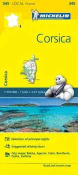 Corse-du-Sud, Haute-Corse - Michelin Local Map 345. Map, Sheet Map/***