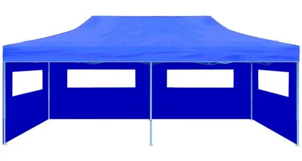Cort de petrecere pliabil de tip pop-up 3x6, albastru