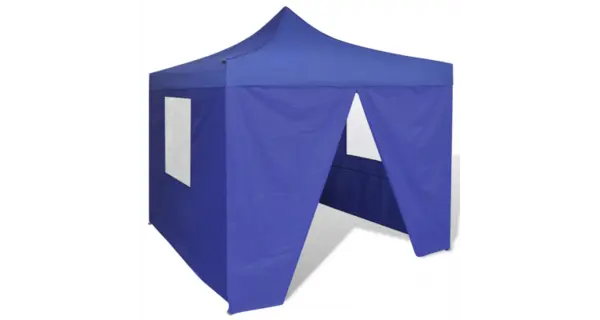 Cort pliabil 4 pereti 3 x 3 m Albastru
