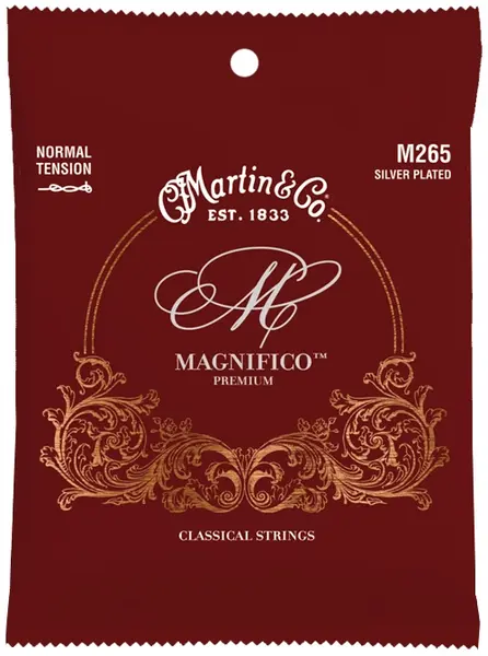 Corzi de chitară clasică Martin - M265, 25-42, argintiu