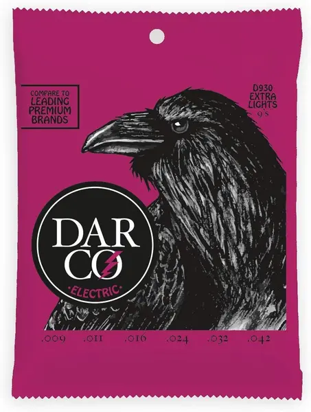 Corzi de chitară electrică Martin - Darco D930, 09-42, argintiu