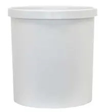 Cos birou plastic alb 18 L Cos birou plastic alb 18 L