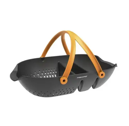 Cos de gradina pentru recoltat Fiskars Plus (Negru/Portocaliu)