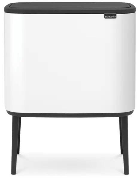 Coș de gunoi Brabantia - Bo Touch, 11 + 23 l, White