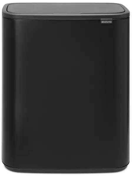 Coș de gunoi Brabantia - Bo Touch, 60 l, Matt Black