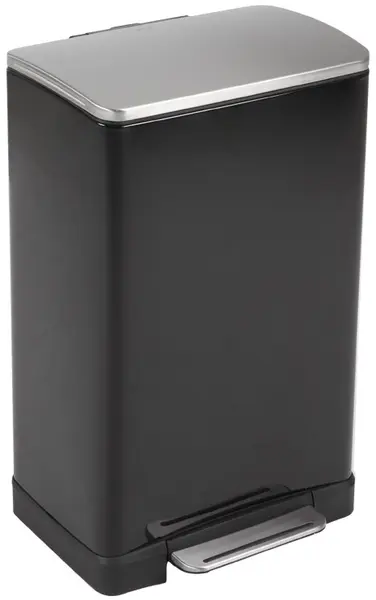 Coș de gunoi EKO Europe - E-Cube, 40 l, negru