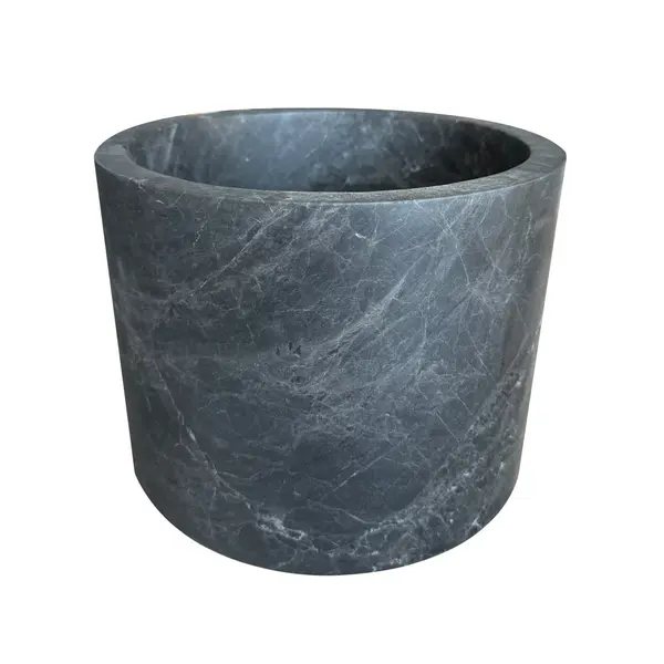 Cos de gunoi marmura Ceppo grey, 26.5 x 20 cm