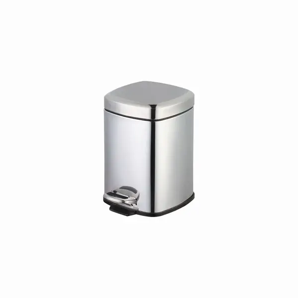Cos de gunoi patrat din inox cu pedala 20 l Cos de gunoi patrat din inox cu pedala 20 l