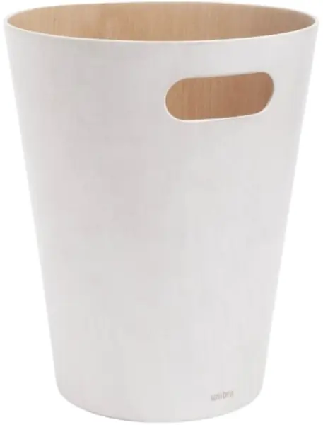 Coș de gunoi Umbra - Woodrow, 7.5 L, alb