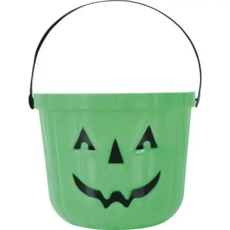 Cos dovleac halloween verde